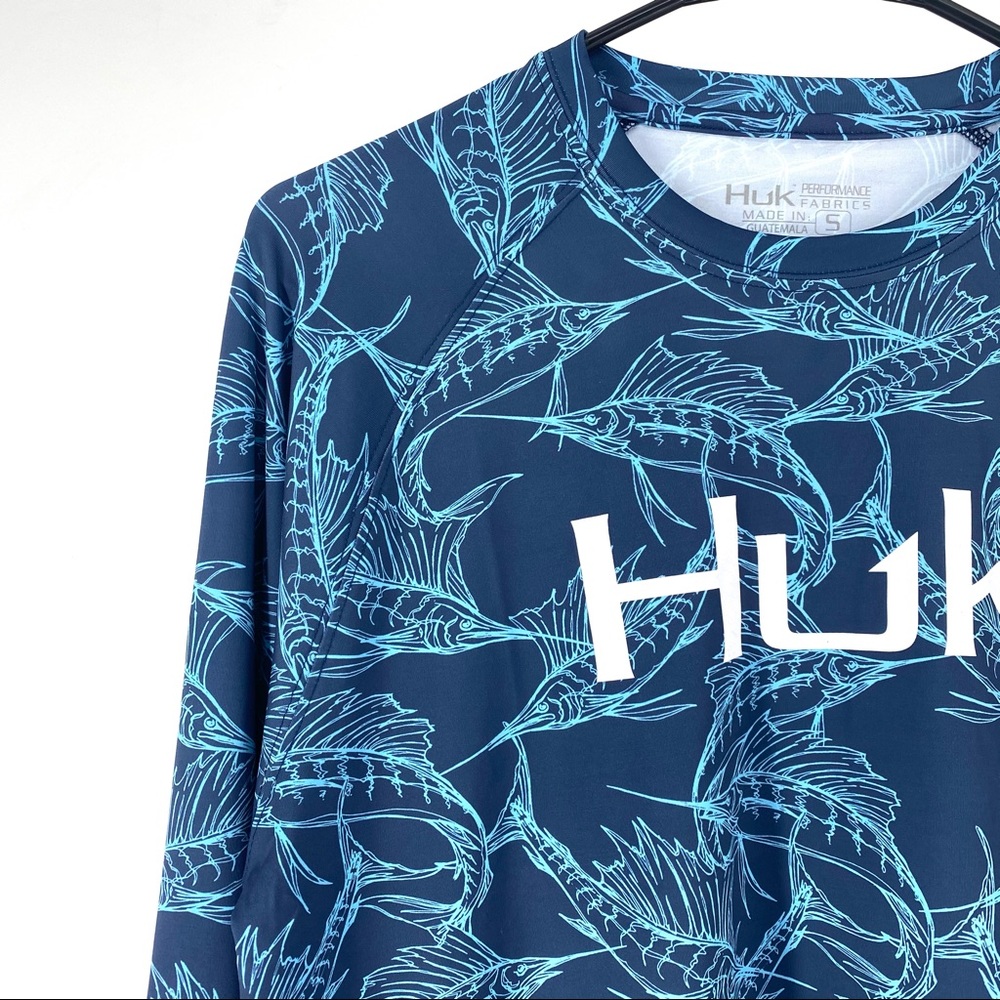 Huk Men's Stackin Bills Pursuit Long Sleeve Shirt - Picture 3 of 7